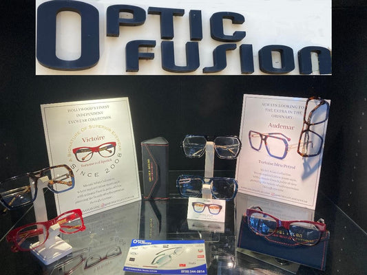 ERIC MIKEN OF OPTICAL FUSION  and MICHEL ATLAN EYEWEAR